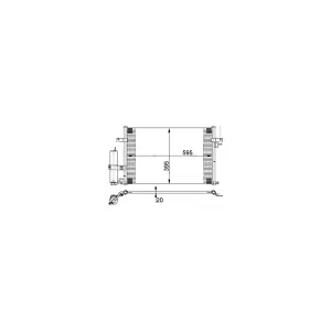 MAHLE AC 384 000S Condenseur, climatisation