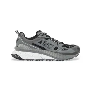 EA7 unisex. 7X000602_AF10181 Chaussures Crusher Sonic Trail 2.0 grises (41 1/3), Plat, Lacets, Casu…