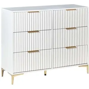 Commode À 6 Tiroirs Walcott Blanc