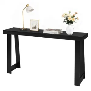 VEVOR Console d’Entrée 140 cm de Long, Table Console Moderne, Table d'Appoint Rectangulaire en Bois…