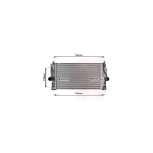 VAN WEZEL Intercooler, échangeur pour VOLKSWAGEN: Transporter (Ref: 58004246)