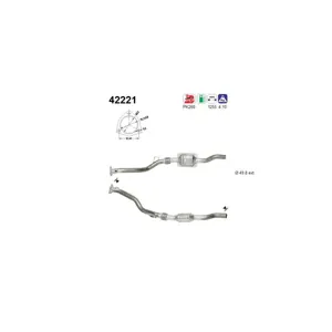 AS Catalyseur pour AUDI: A6 (Ref: 42221)