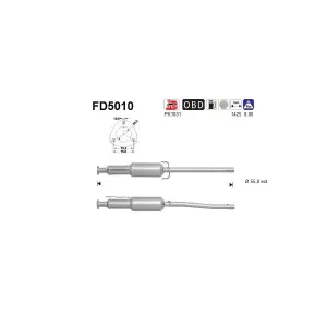 AS FD5010 Filtre à particules