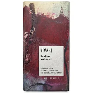 Vivani Praline Milk Chocolate Bar 100g