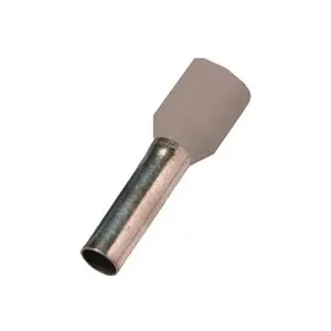 Intercable ICIAE0758 Embout simple dextrémité de câble 0.75 mm² partiellement isolé gris 100 pc(s)