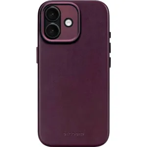 Decoded Decoded Leather Backcover iPhone 17 Dark Coque arrière iPhone 17 bourgogne D26IPO17BC1DY