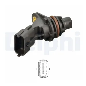 DELPHI Capteur, position d'arbre à cames pour FORD: Focus, Puma, C-Max, Connect, Kuga, Fiesta, Ecos…