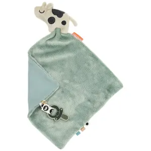 Doudou plat Dotti Bleu