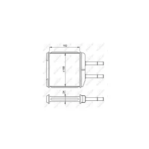 Système De Chauffage Nrf 54260 Chevrolet;Daewoo