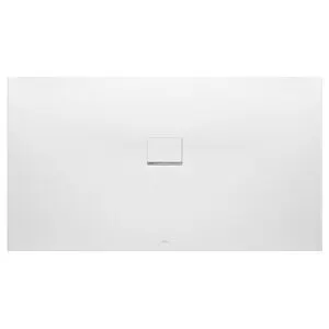 V&B; Bac à douche Squaro Infinity 160x80x4cm, anthracite, installation universelle ; Villeroy & Boc…