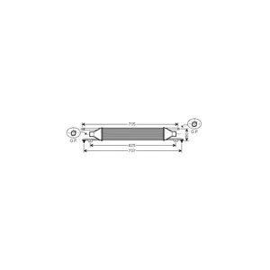 VAN WEZEL Intercooler, échangeur pour OPEL: Corsa (Ref: 37004420)