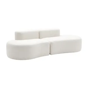 Canapé Lounge Double - Blanc