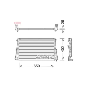 DENSO Intercooler, échangeur pour JEEP: Renegade (Ref: DIT06003)