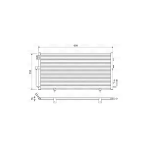 VALEO Condenseur, climatisation pour SUBARU: Impreza (Ref: 814063)