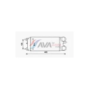 AVA COOLING SYSTEMS FD4649 Intercooler