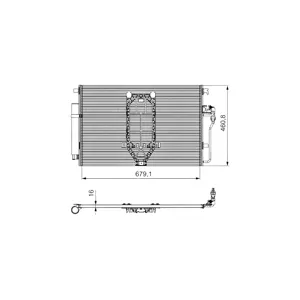 VALEO Condenseur, climatisation pour MERCEDES-BENZ: Sprinter (Ref: 812502)