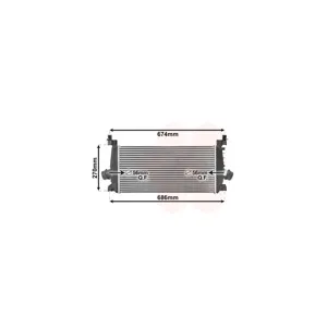 VAN WEZEL Intercooler, échangeur pour OPEL: Astra (Ref: 37004548)