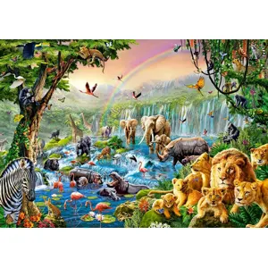 Puzzle 500 pièces : Jungle River