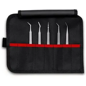 Jeu De 5 Pinces Brucelles Smd - Knipex