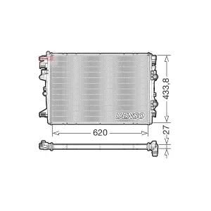 Radiateur Drm06178 Denso Denso Drm06178 Jeep