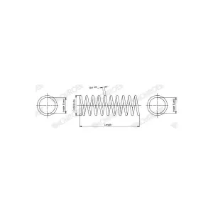 MONROE SP0472 Ressort de suspension