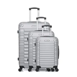 BLUESTAR - Set de 3 Valises LIMA 75 cm 4 Roues