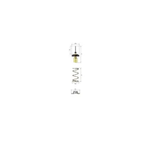 MAHLE TX 257 82D Thermostat d'eau