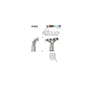 Catalyseur As 91083 Suzuki