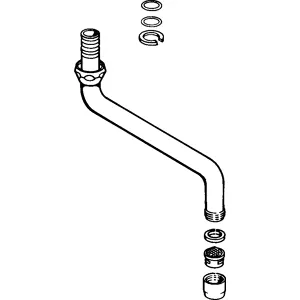 Bec Hansa 200mm chromé (59911171)