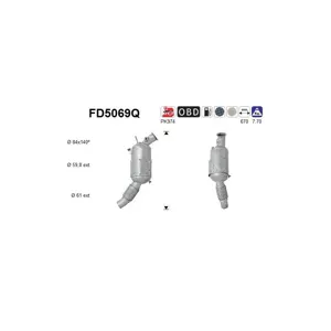 AS FD5069Q Filtre à particules