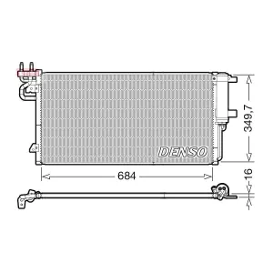 DENSO DCN10045 Condenseur, climatisation