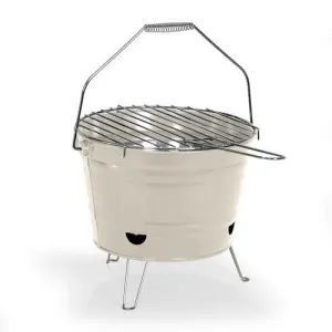 Barbecue À Charbon Portable - Crème