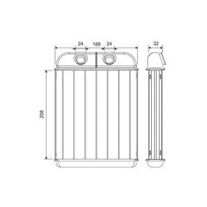 VALEO Radiateur de chauffage pour RENAULT: Espace (Ref: 811687)