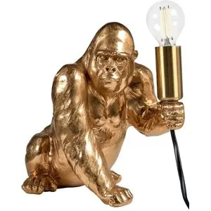 Lampe À Poser Gorille Harambe Doré