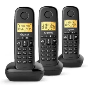 Gigaset Téléphone Fixe Sans Fil Basic 100 3 Unités