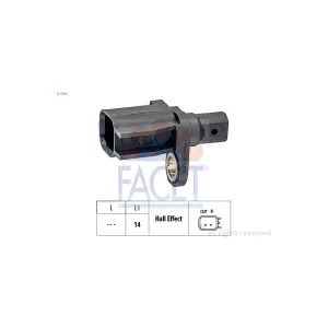 FACET Capteur ABS pour FORD: C-Max, Connect, Focus, Kuga & VOLVO: V40 (Ref: 21.0186)