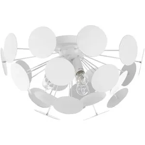 Plafonnier Maritsa Métal Blanc