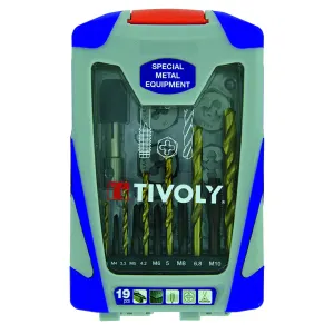 Coffret de 19 forets pour métal TIVOLY