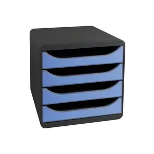 Big Box Iderama Noir Bleu Glacé