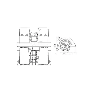 Ventilation Intérieure Mahle Ab31000s