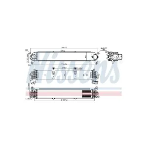 NISSENS 961402 Intercooler