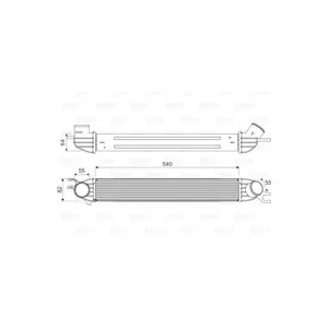 VALEO Intercooler, échangeur pour MINI: MINI (Ref: 818580)