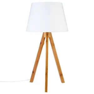 Lampe à Poser Bahi 55cm Blanc
