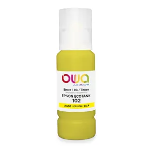 Bouteille D'encre Compatible Epson 102 - Jaune