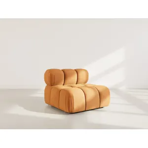 Ruby - Module D'assise En Velours Texturé - Terracotta
