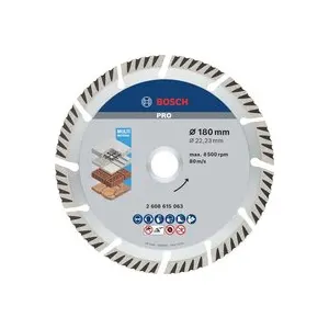 Bosch PRO Multi Material Diamond Cutting Disc 180mm