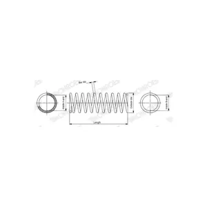 MONROE Ressort de suspension pour MAZDA: 5, Premacy (Ref: SP3341)