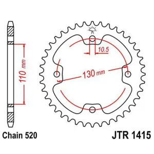 JTSPROCKETS JTR1415.38 Pignon