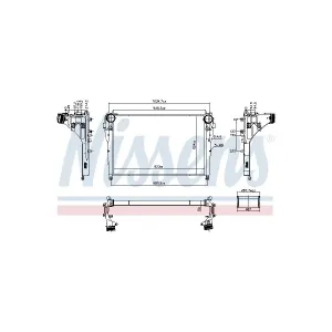 NISSENS 961570 Intercooler