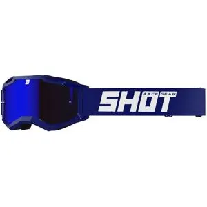 Masque cross Shot ROCKET ENFANT 2.0 - SOLID IRIDIUM Navy Glossy